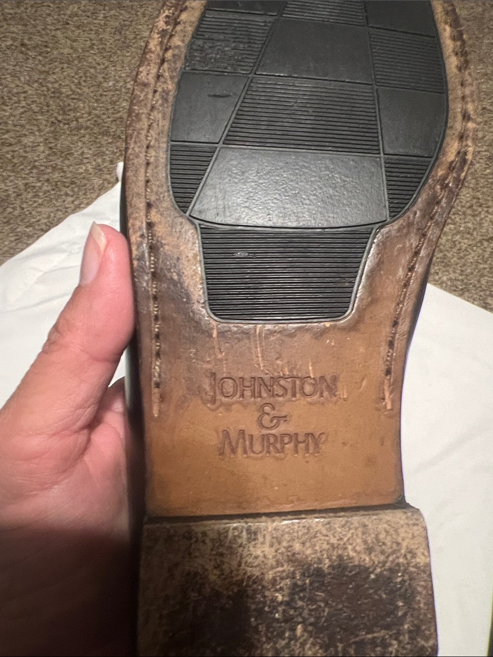 Johnston & Murphy black/brown tassel loafer - Picture 8 of 9